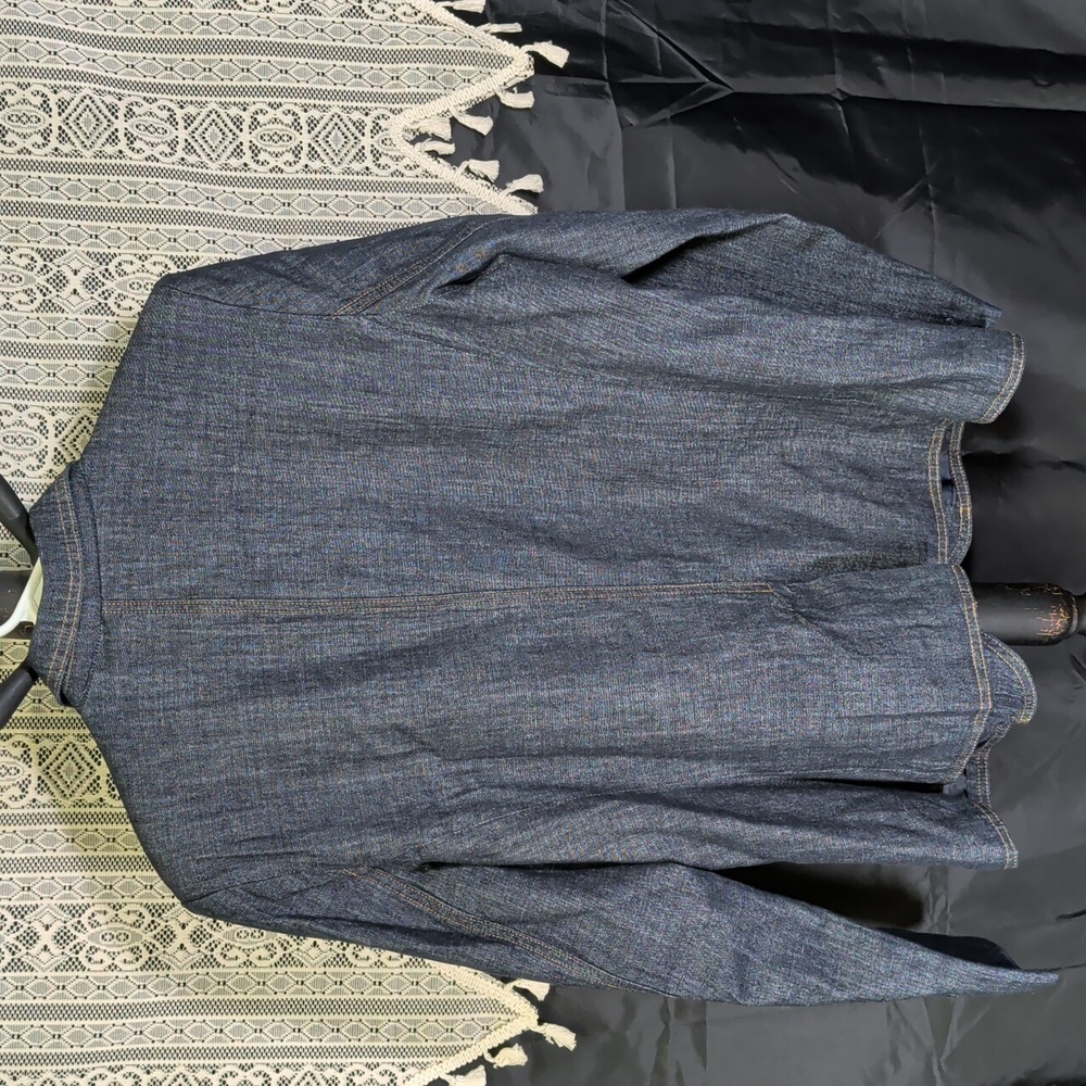 Liz Claiborne NWT 14 Denim Jacket Dressy Ladies Coat - Picture 3 of 11
